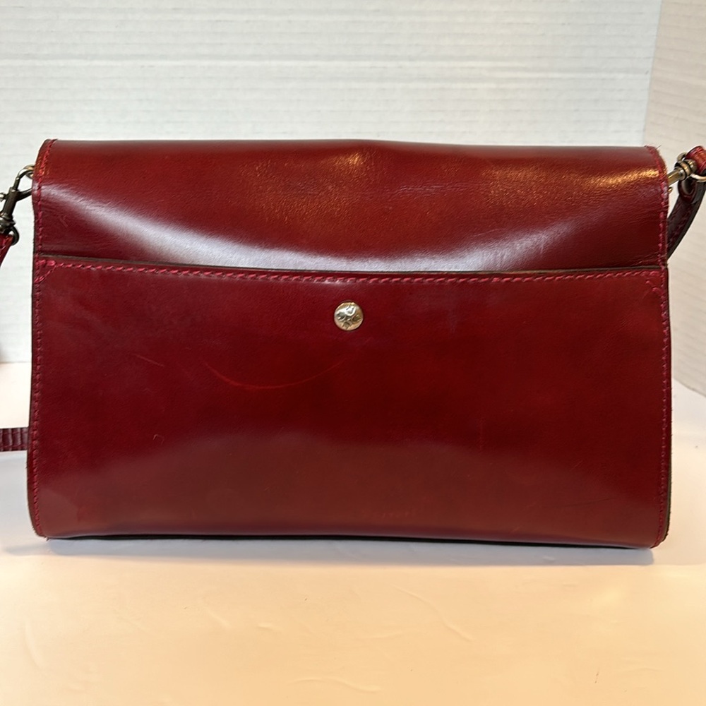 Patricia Nash Burgundy Crossbody Bag Renaissance Collection - Picture 8 of 16